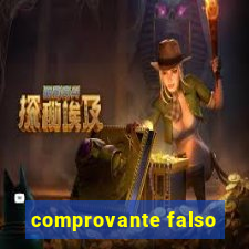 comprovante falso